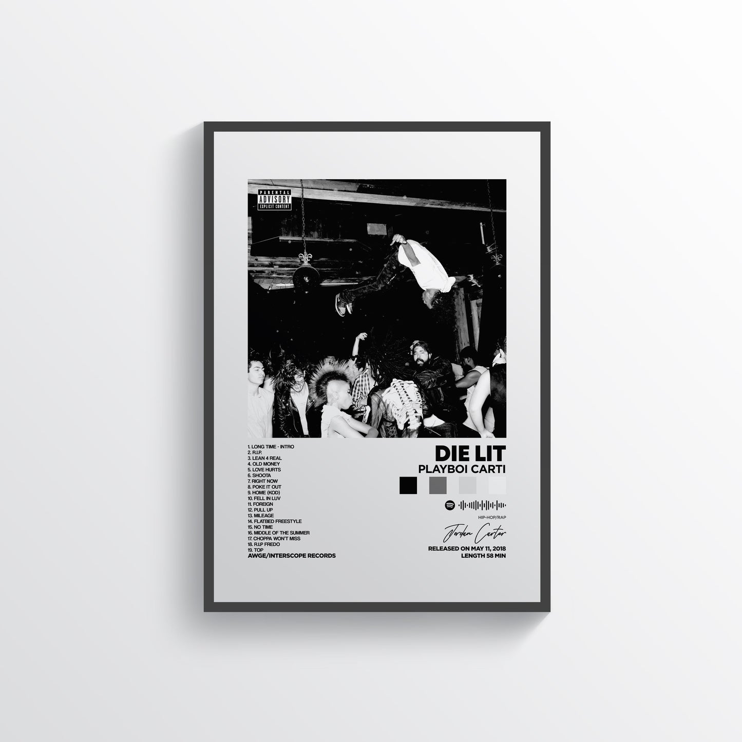Die Lit Frame