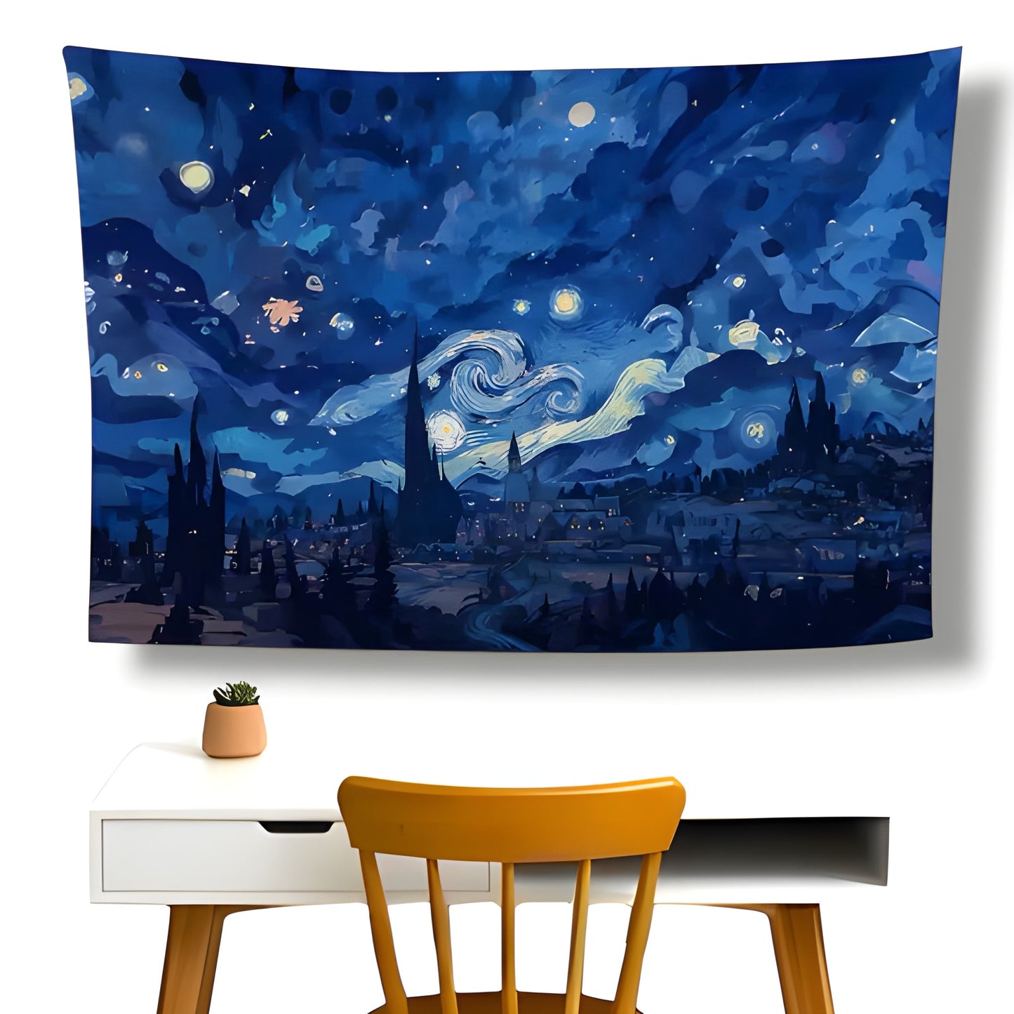 Starry Night Wall Flag