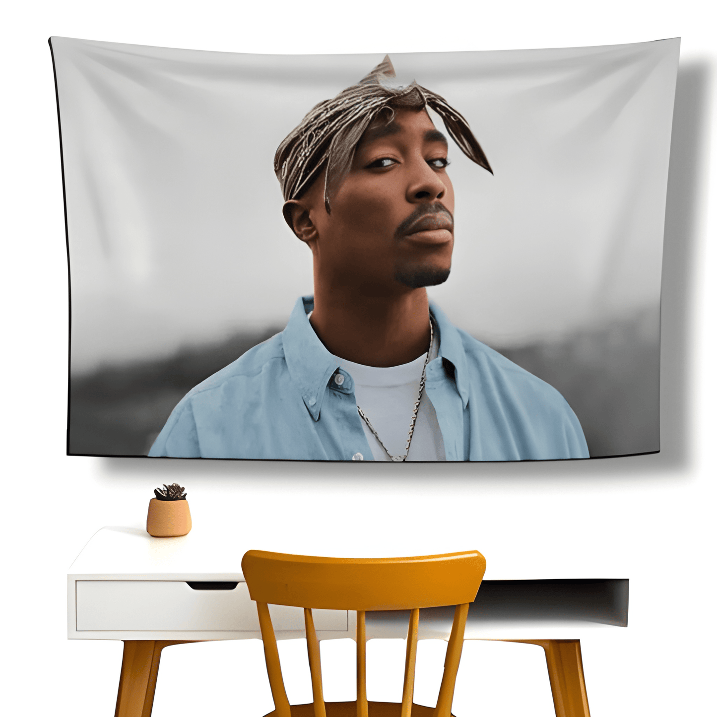 2Pac Wall Flag