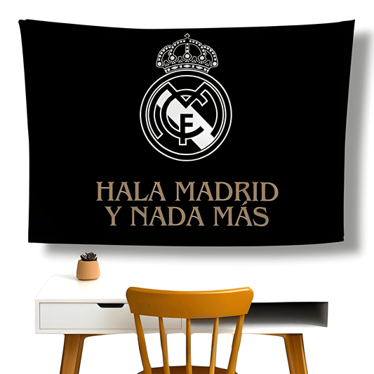 Hala Madrid Wall Flag