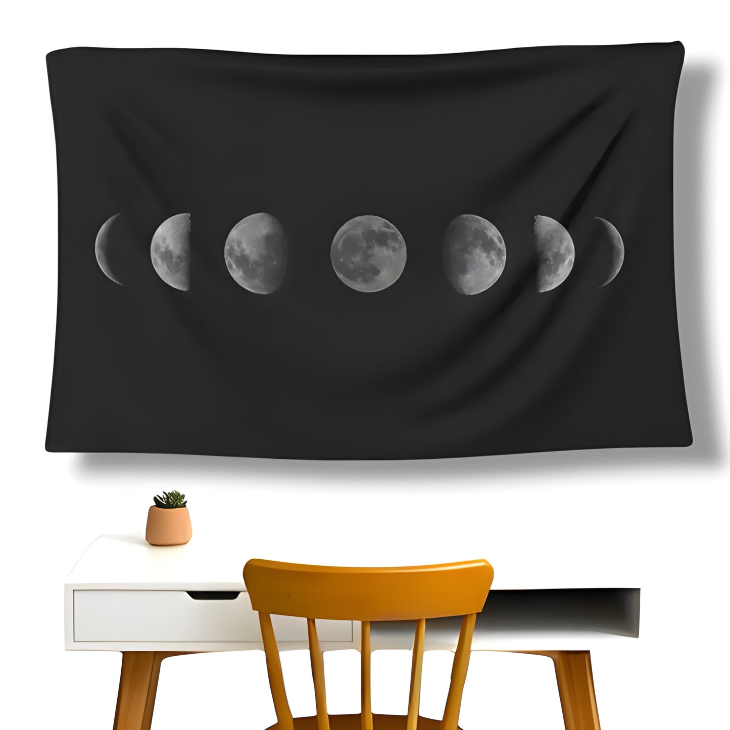 The Moons Wall Flag