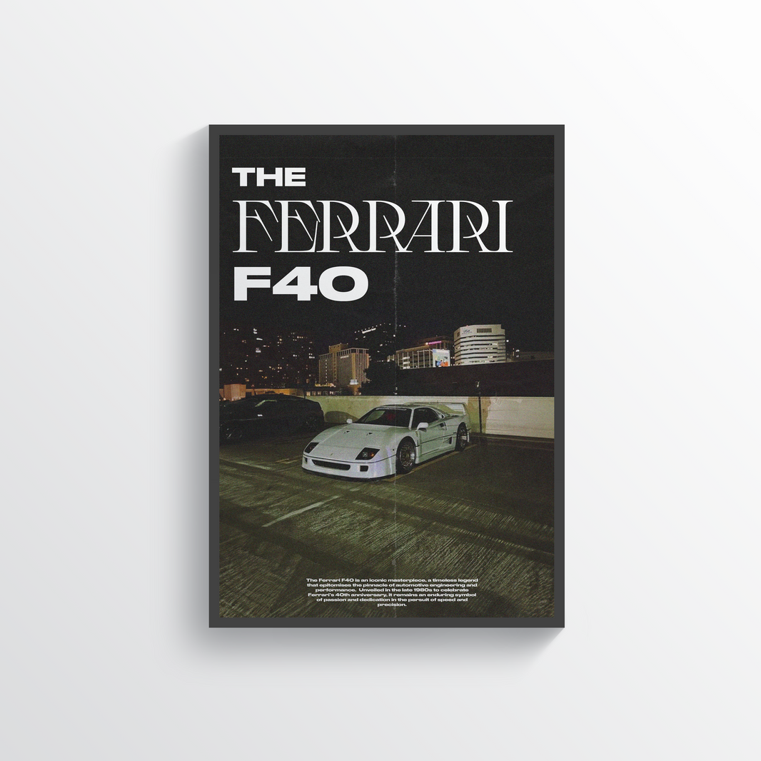 The Ferrari F40 Frame