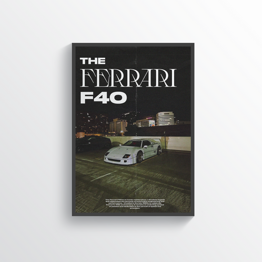 The Ferrari F40 Frame