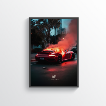 Fire Porsche Frame