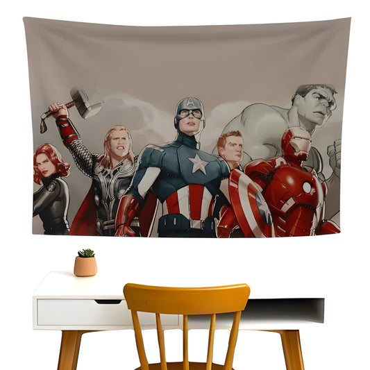 Avengers Assemble Wall Flag