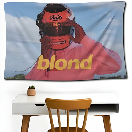 Blond Wall Flag