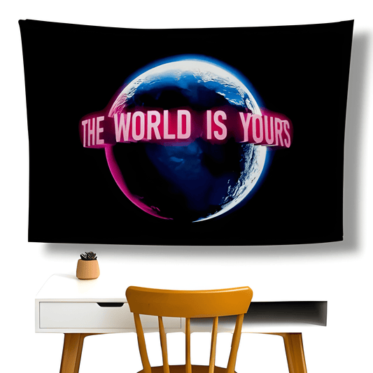 The World Is Yours Wall Flag