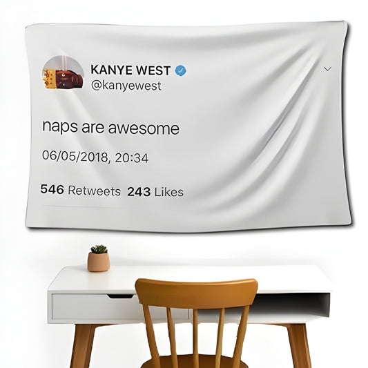 Kanye Tweet Wall Flag