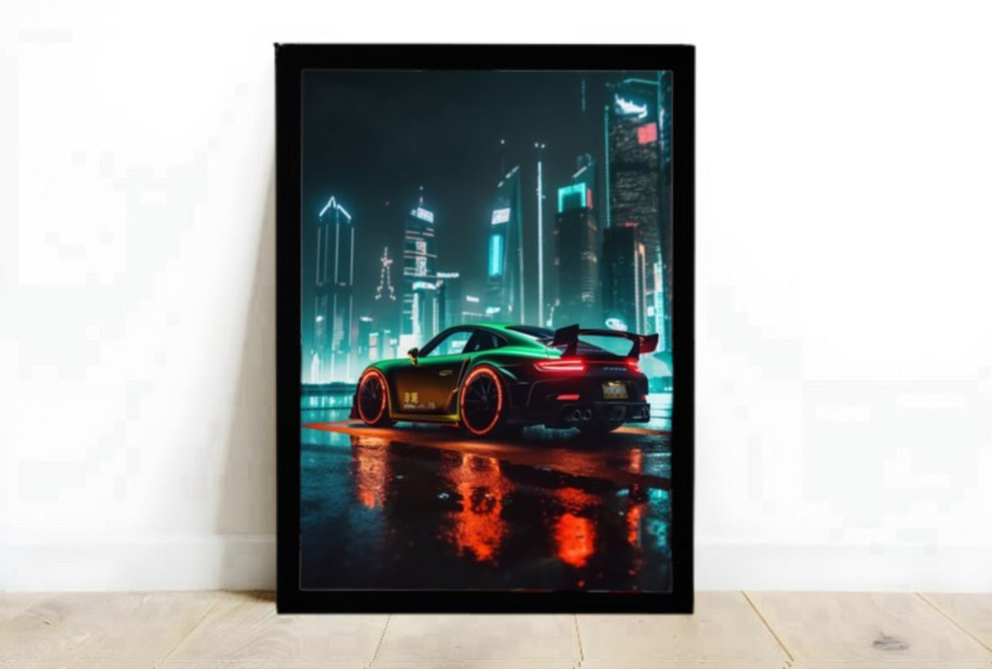 Green Porsche Frame