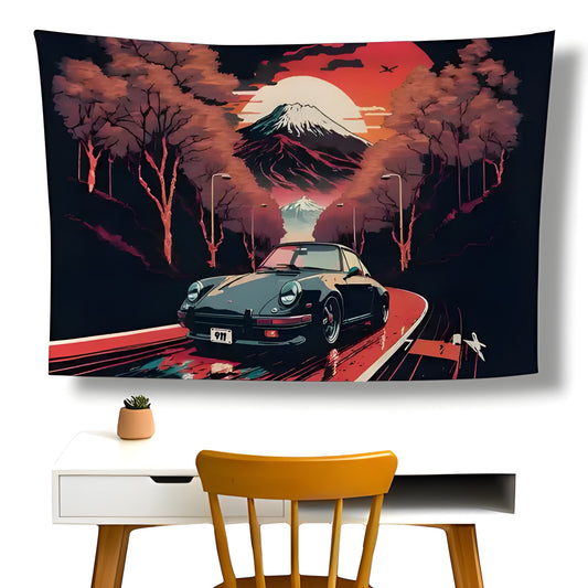 Vintage 911 Wall Flag