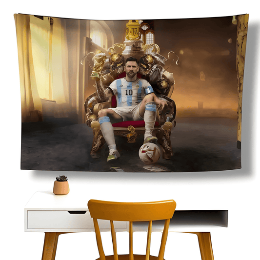 Messi King Wall Flag