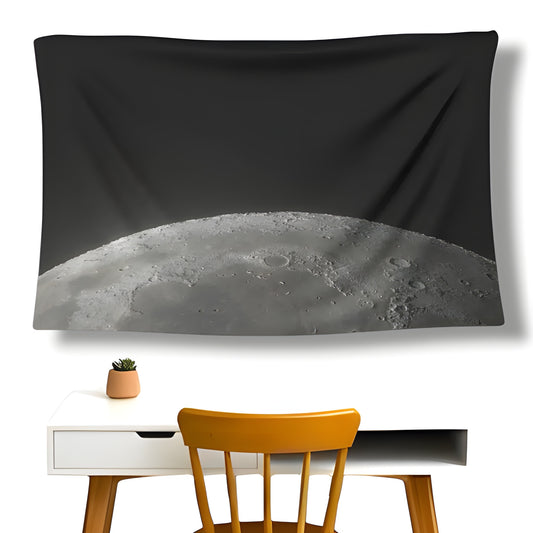 Moon Surface Wall Flag