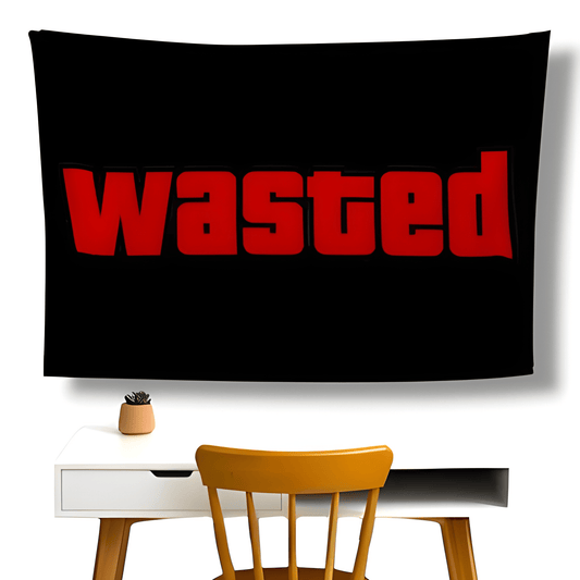 Wasted Wall Flag