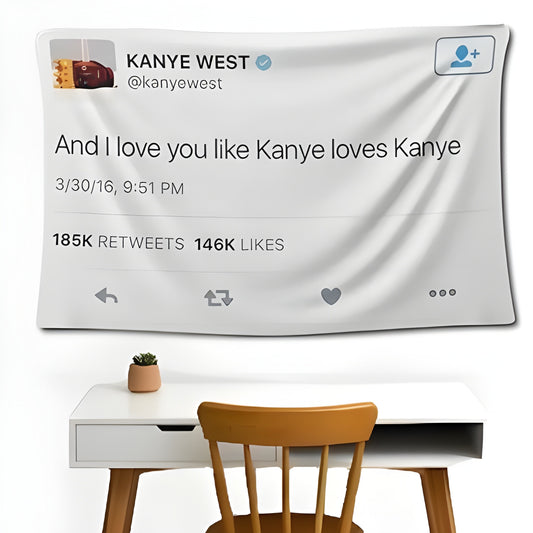 Kanye Tweet Wall Flag
