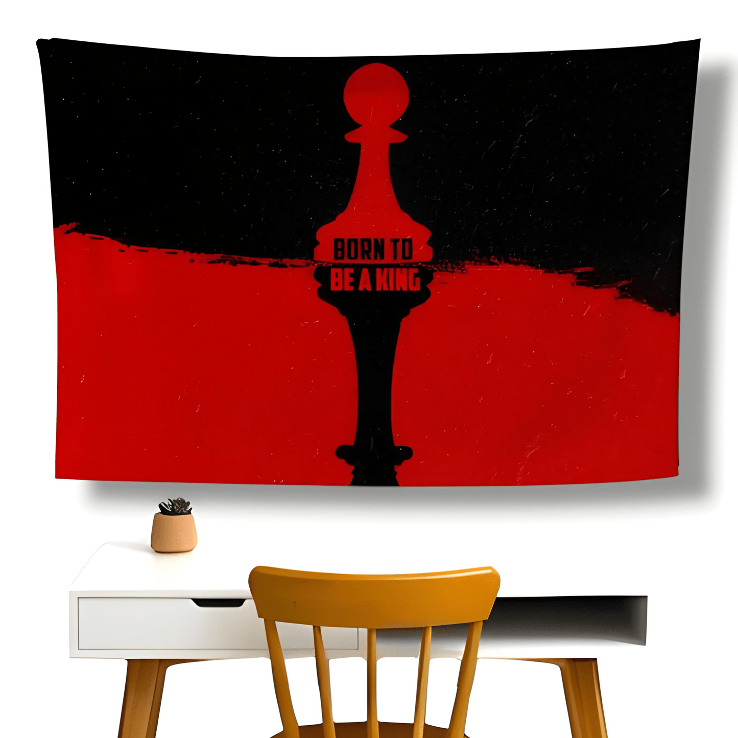 Born To Be A King Wall Flag