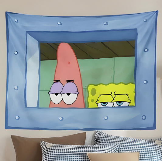 SpongeBob & Patrick Wall Flag