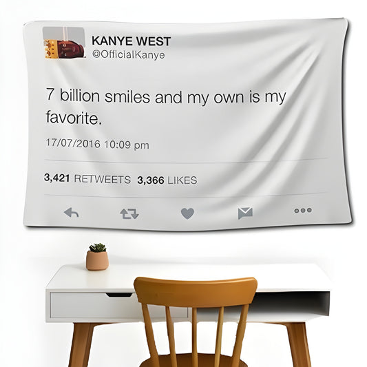 Kanye Tweet Wall Flag
