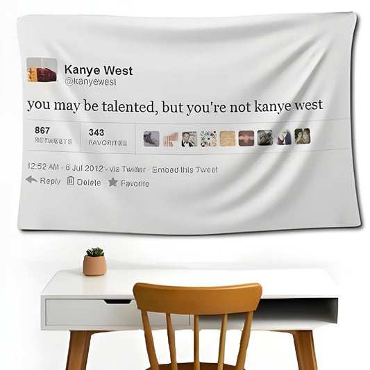 Kanye Tweet Wall Flag