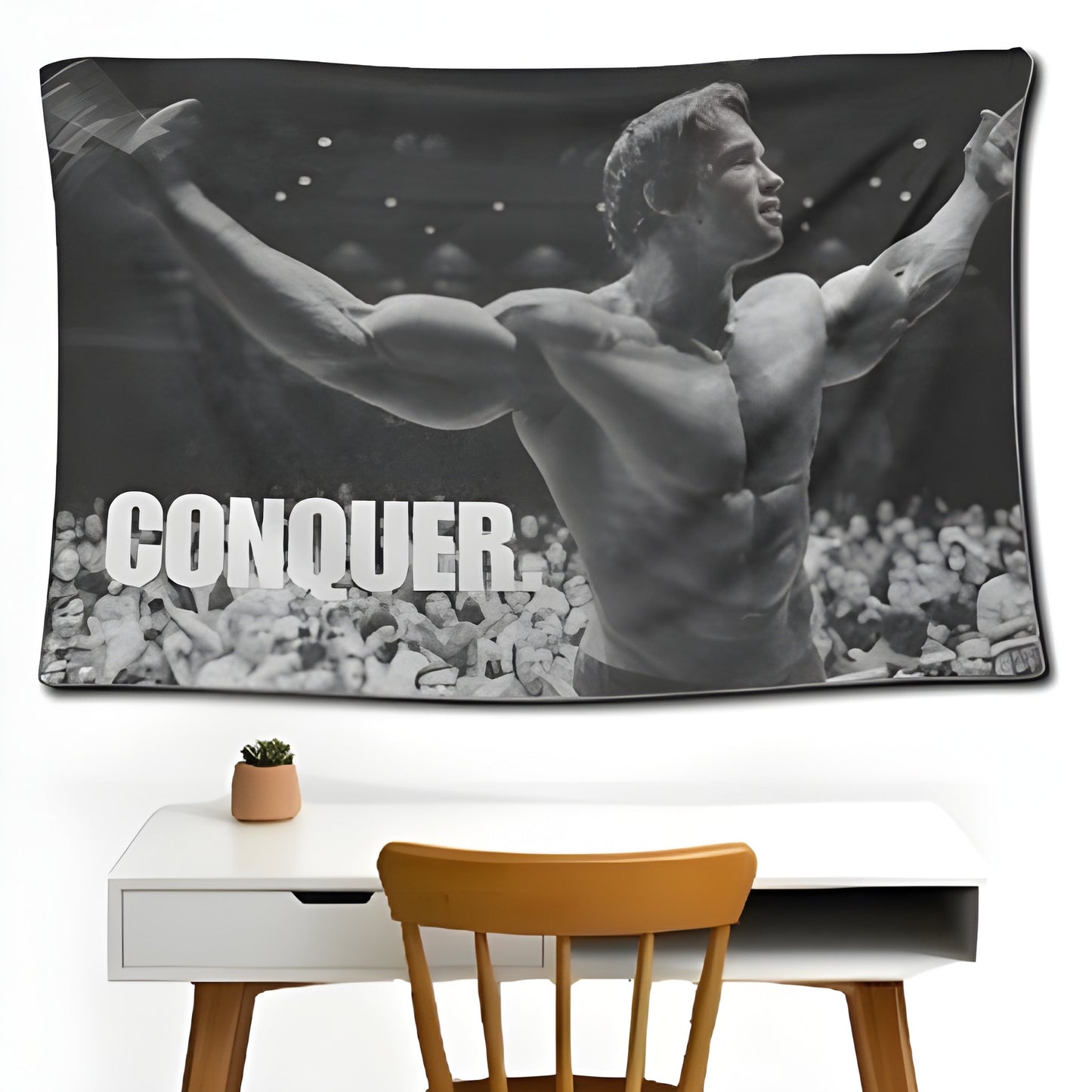 Conquer Wall Flag