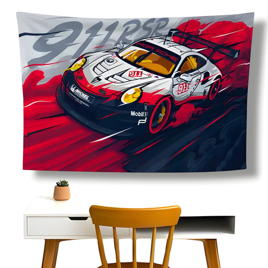 911 RSR Wall Flag