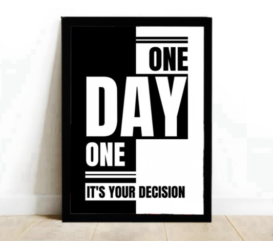 One Day or Day 1 Frame