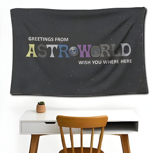 Astroworld Wall Flag