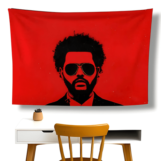 The Weeknd Wall Flag