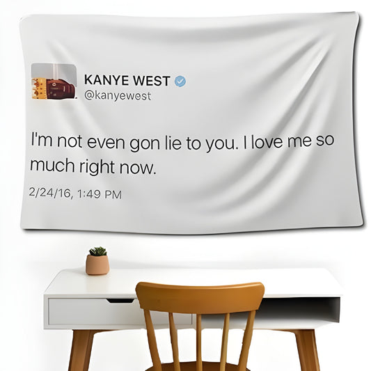 Kanye West Wall Flag