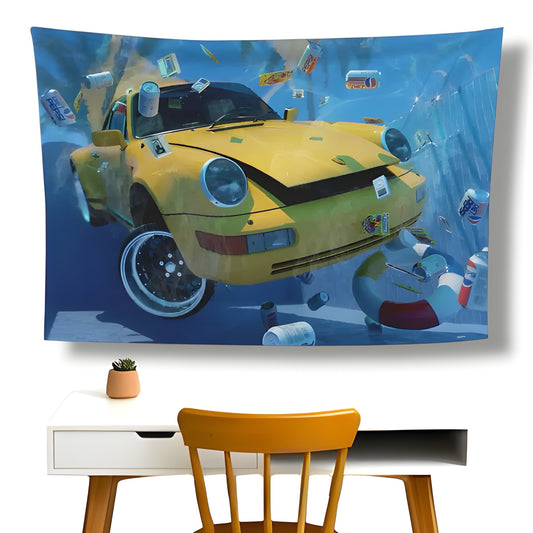 Under Water Wall Flag