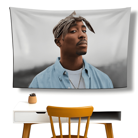 2Pac Wall Flag
