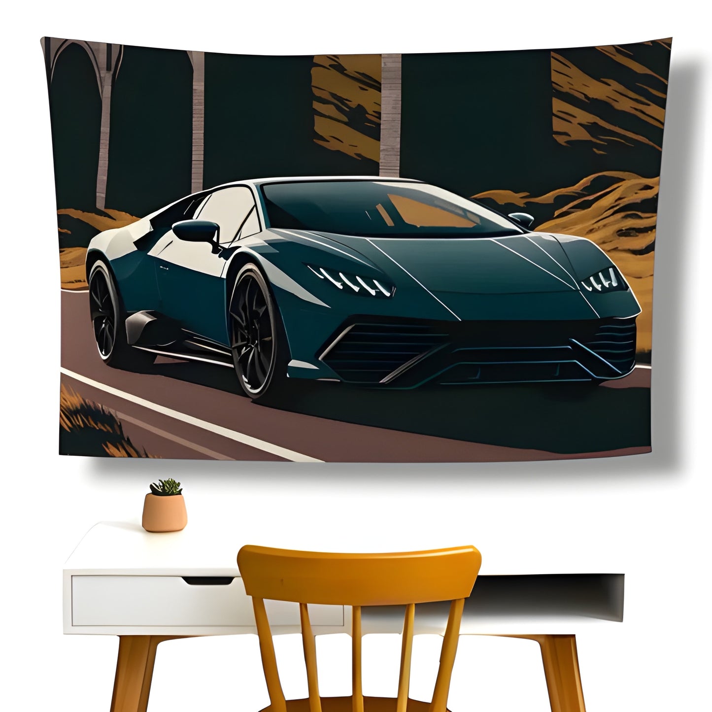 Lamborghini Wall Flag